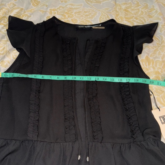 NWT Ivanka Trump Charcoal Blouse - Picture 2 of 6